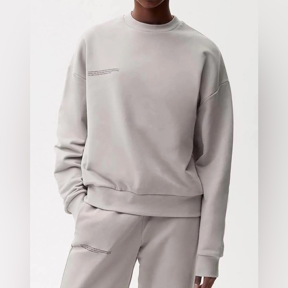 Pangaia Grey Medium Crewneck Sweater
